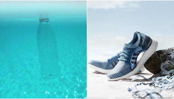 Crean zapatillas hechas a base de plástico para salvar el planeta [FOTO]
