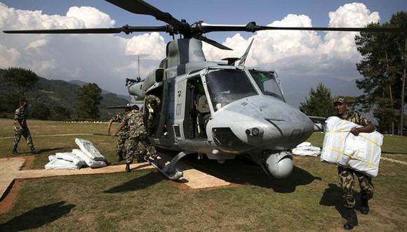 Helicóptero de la Marina de EE.UU desaparecido en Nepal 