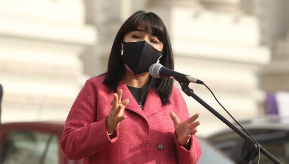 Mirtha Vásquez aseguró que el Gobierno respeta las decisiones de las Fuerzas Armadas. Foto: archivo GEC