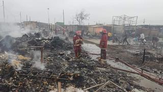 Áncash: Voraz incendio reduce a cenizas 70 puestos en el mercado Dos de Mayo