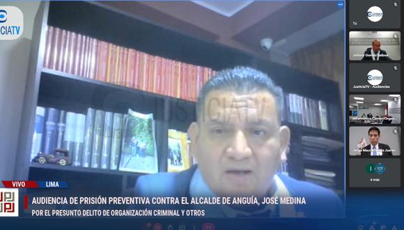 Martín Silva es el abogado del alcalde de Anguía, José Nenil Medina Guerrero. (Foto: Justicia TV)