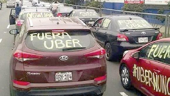 ​Uber: Taxistas continúan en pie de lucha contra aplicativo