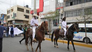 Huancayo: Chalanes se unen a protesta y piden que los dejen trabajar para no dejar morir a equinos