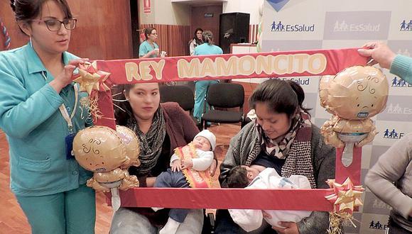Concurso el 'Rey Mamoncito' para promover la lactancia materna (FOTOS)