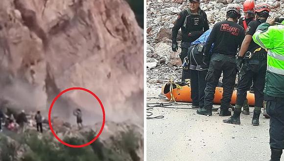 Identifican a mujer que fue aplastada por deslizamiento en Cusco (VIDEO)