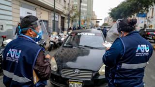 ATU amplía por 6 meses títulos habilitantes para taxis y transporte urbano convencional