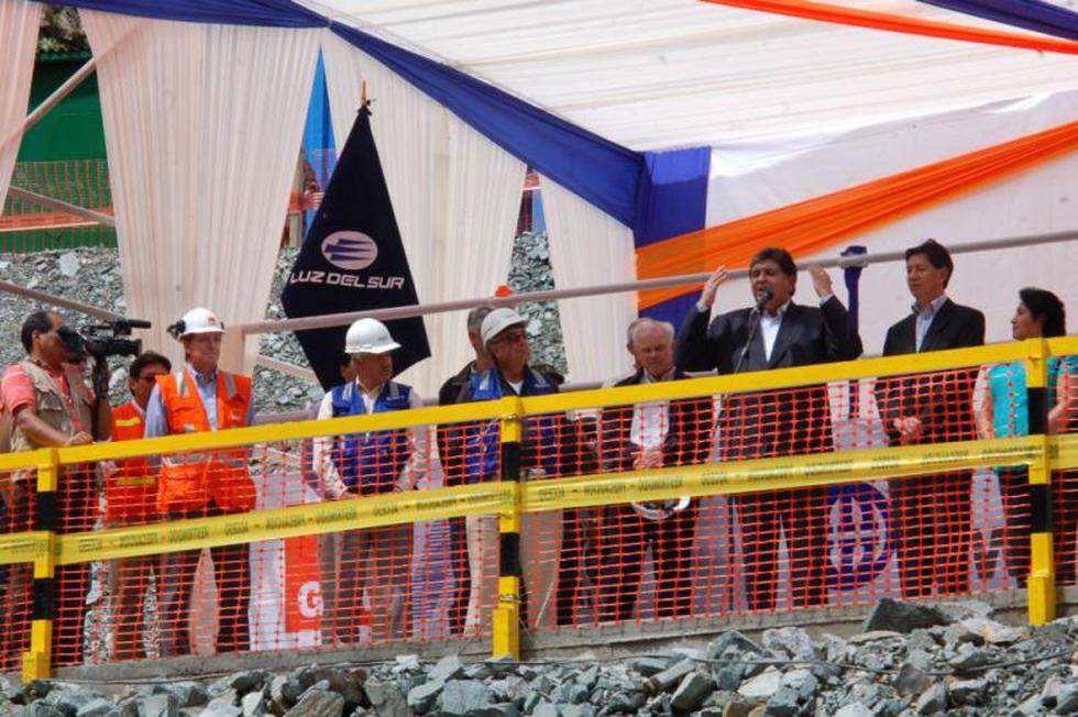 Alan García inauguró el inicio de la obra "Hidroeléctrica Santa Teresa"
