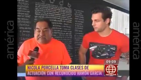 Ramón García le da lección a Nicola Porcella que jamás olvidará (VIDEO)