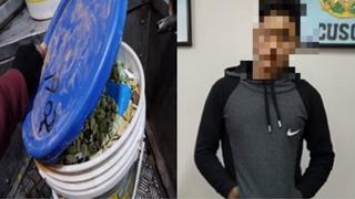 Menor de edad cae con 11 kilos de alcaloide de cocaína en Cusco