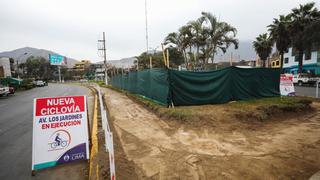 La Municipalidad de Lima inició construcción de la primera ciclovía en San Juan de Lurigancho 