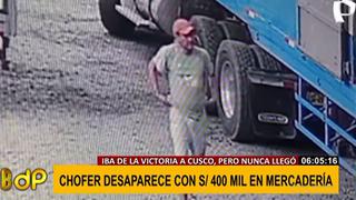 Desaparece chofer de tráiler que transportaba mercadería valorizada en más de 400 mil soles