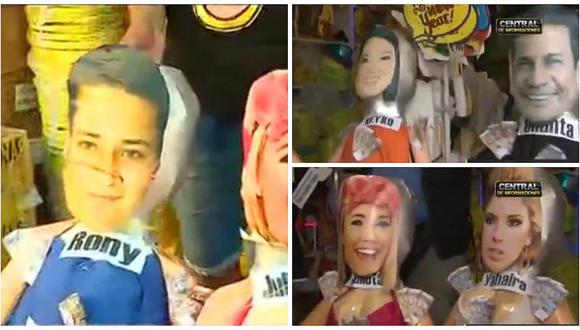 Año Nuevo 2017: Piñatas de Julieta Rodríguez, Ronny García y Ollanta Humala son las más vendidas (VIDEO)