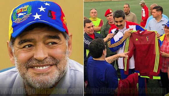 Diego Maradona en Instagram: "Hoy, más que nunca, con el presidente Nicolás Maduro"