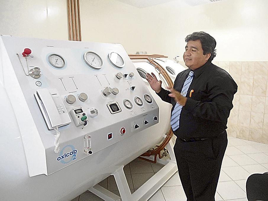 Más de mil atenciones con cámara hiperbárica