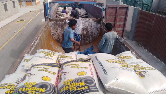Desde hoy venden arroz en distritos de Caylloma a precios cómodos