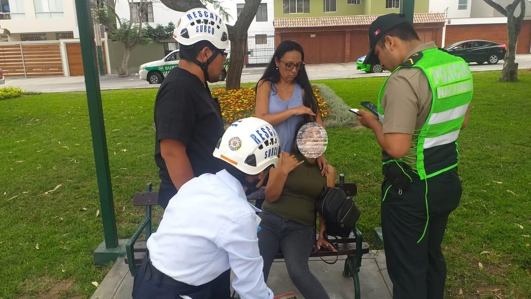 Al lugar llegaron serenos y agentes de la Policía Nacional para una investigación más amplia. (Foto: Municipalidad de Surco)