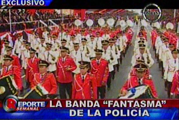 Policía Nacional del Perú cuenta con banda de música fantasma