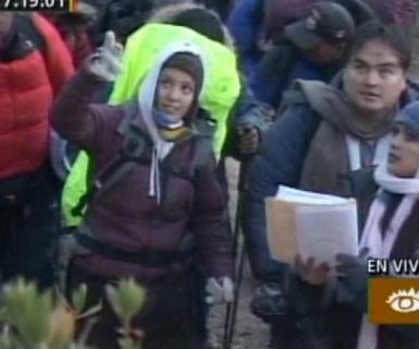 Rosario Ponce participa en reconstrucción de los hechos en el valle del Colca