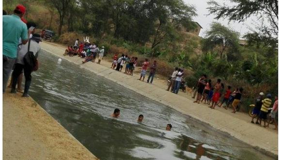Un adolescente se ahoga en las aguas del canal de un centro poblado de Marcavelica