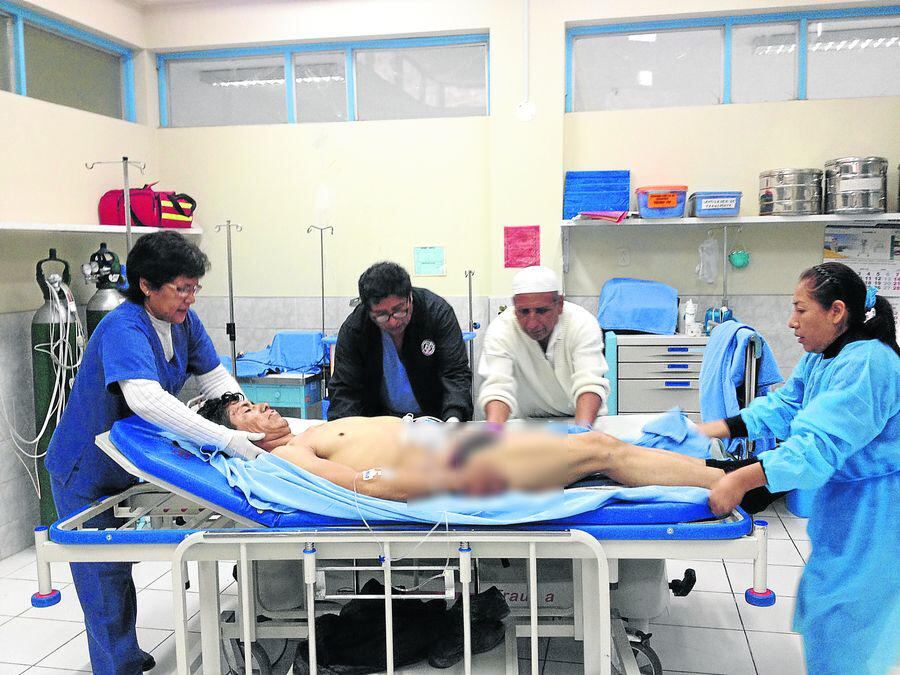 Asaltantes golpearon, robaron y abandonaron a varón inecuánime