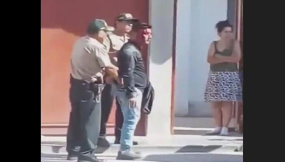 Chiclayo: Presunto ladrón cae del techo cuando pretendía fugar de una casa (VIDEO)