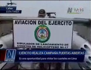 Cuarteles del ejército abrirán sus puertas este fin de semana