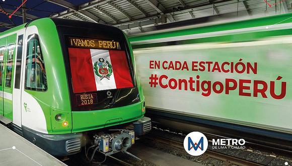 Perú vs Argentina: Metro de Lima y Callao alienta a la selección peruana