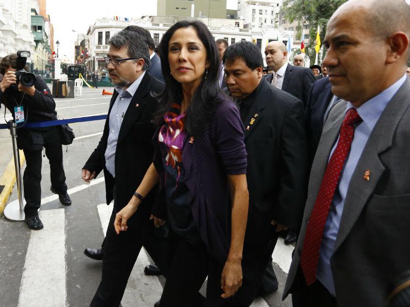 Nadine Heredia; "Salgo indignada, fastidiada" de la comisión