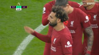 Liverpool vs. Tottenham: Mohamed Salah puso el 1-0 para los ‘Red’s en solo 11 minutos (VIDEO)