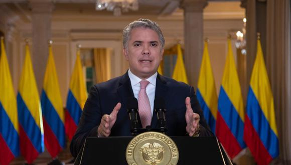 Colombia suspende vuelos desde y hacia Reino Unido por nueva cepa del coronavirus. (Foto: EFE/Presidencia de Colombia)