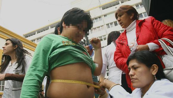 Más de 2 millones de niños menores de 5 años sufren obesidad y sobrepeso en Perú
