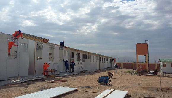 GRT culminó instalación de aulas prefabricadas en colegio José Antonio Encinas