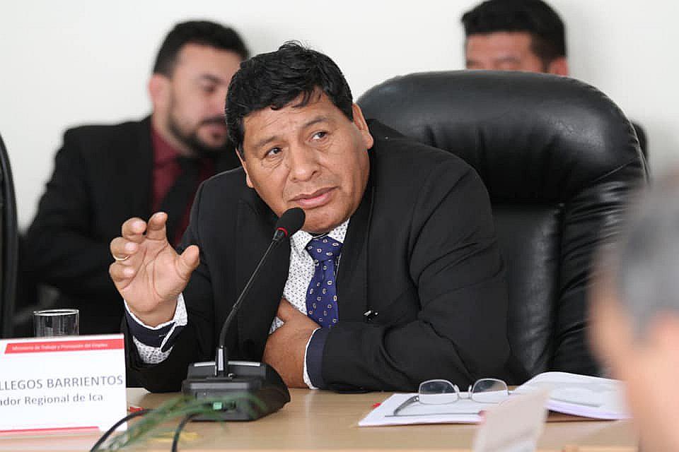 Gallegos: “El 95% de gobernadores regionales apoyan a Martín Vizcarra”