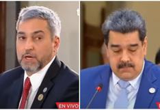 Presidente de Paraguay encara a Nicolás Maduro en cumbre CELAC: “Mi presencia no significa reconocimiento” (VIDEO)