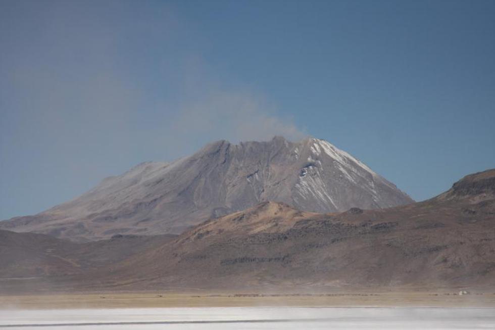Imágenes del volcán Ubinas
