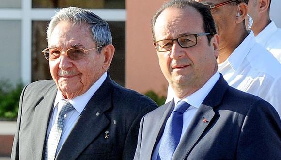 ​Francia recibe con todos los honores al presidente de Cuba, Raúl Castro