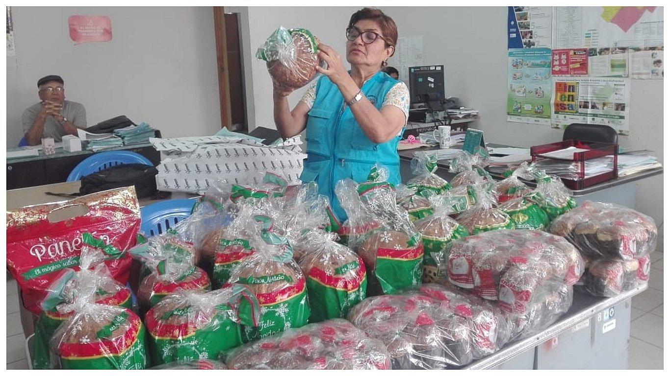 Decomisan panetones sin registrado sanitario de concurrido mercado trujillano