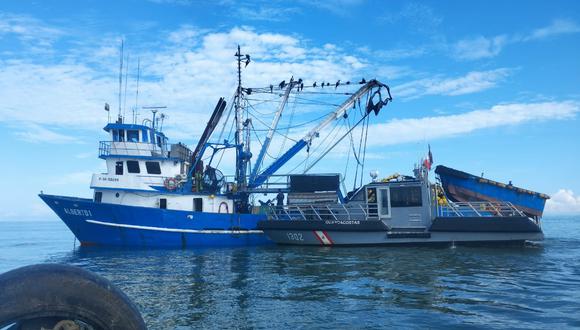 Personal de la Capitanía de Puerto de Zorritos intervino la nave pesquera “Alberto I” de matrícula ecuatoriana que no contaba con autorización correspondiente