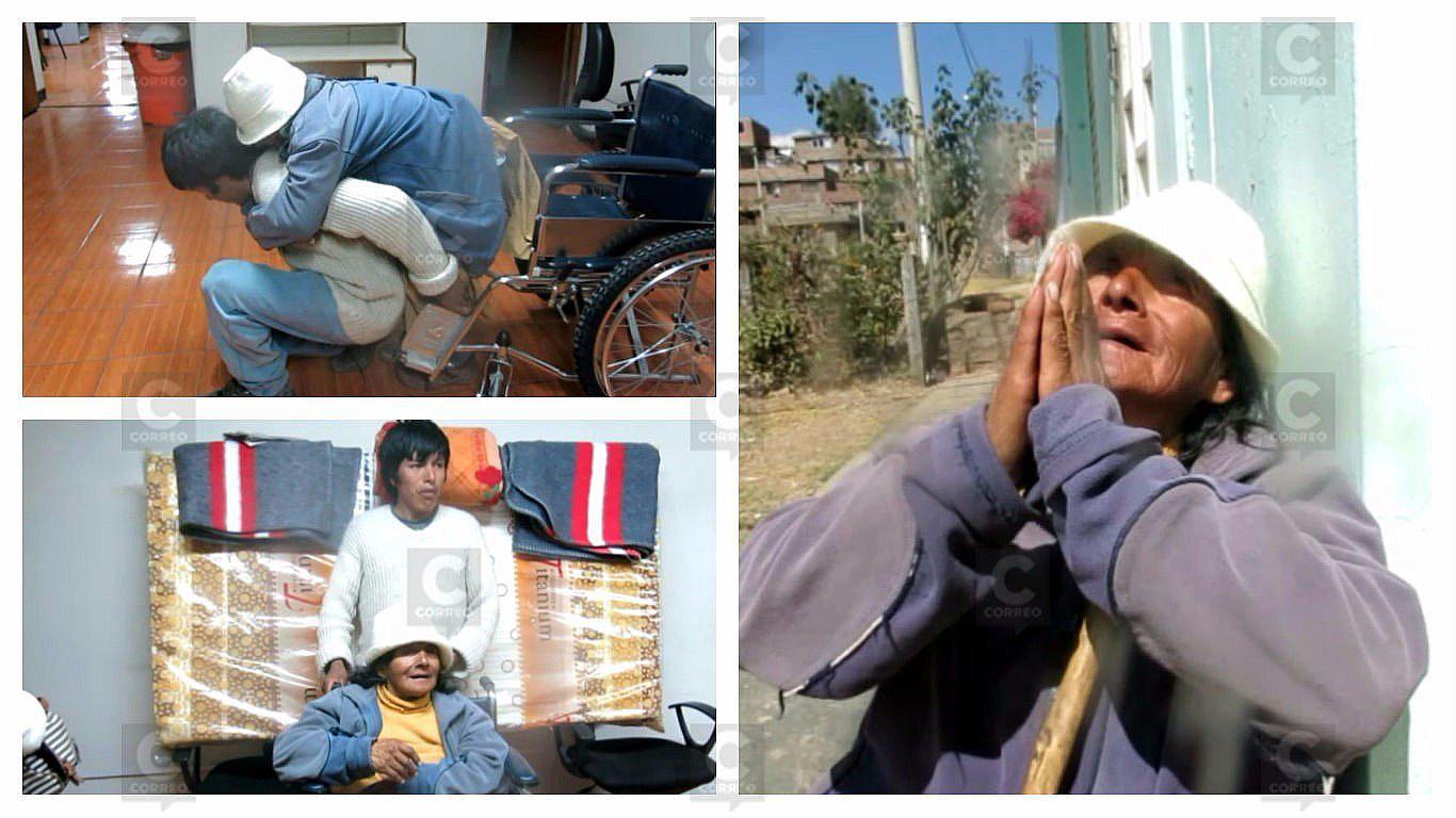 Población se solidariza y entrega donativos a mujer que buscaba silla de ruedas (VIDEO)