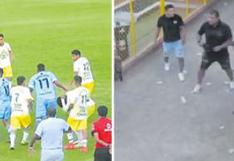 Nasca: jugadores y barristas se agarran a golpes en el estadio municipal de Vista Alegre