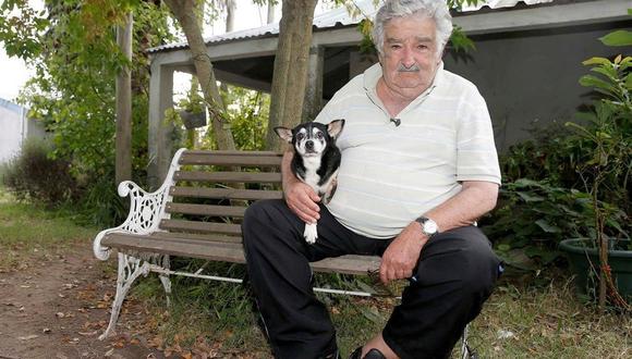 'Pepe' Mujica y su perrita eran muy unidos (Foto: CNN)
