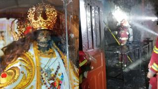 Reportan incendio en vivienda que alberga imagen del ’Niño Compadrito’ en Cusco (FOTOS)