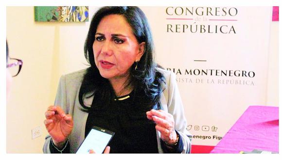 Gloria Montenegro: “Falta capacitación en la ejecución presupuestal”