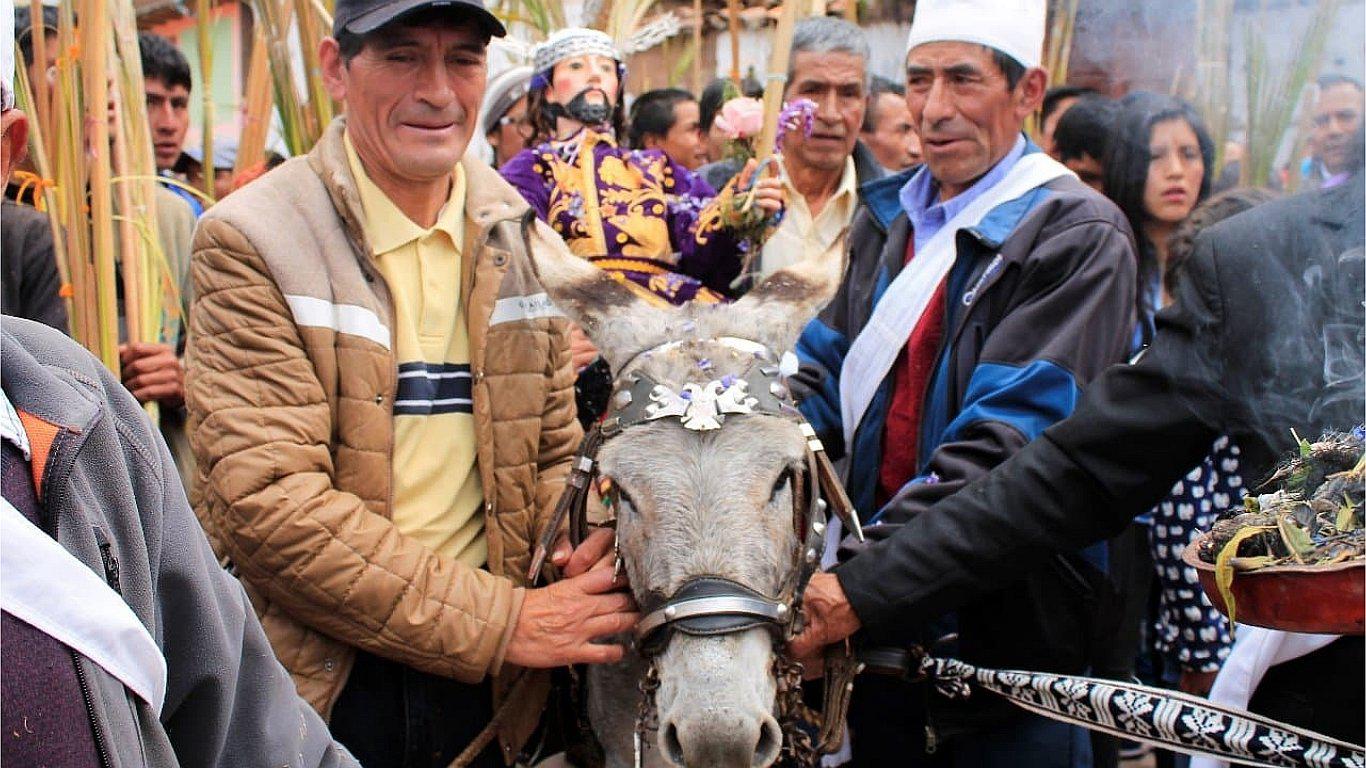 Semana Santa: Fe y devoción en procesión del Señor de Ramos en Bolívar (FOTOS) 