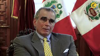 Pedro Olaechea elogió a Javier Pérez de Cuéllar: “Estuvo con el Perú, en las buenas y en las malas”