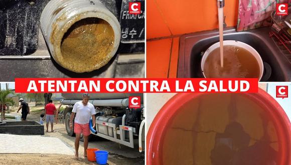 El presidente de la Juveco de la urbanización Bello Horizonte exige a la EPS Grau realizar una conexión desde Curumuy para que puedan consumir el agua.
