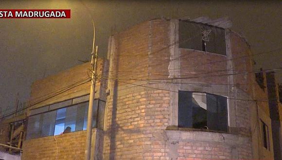 SMP: Dos sujetos lanzan bomba molotov y ocasionan incendio en vivienda 