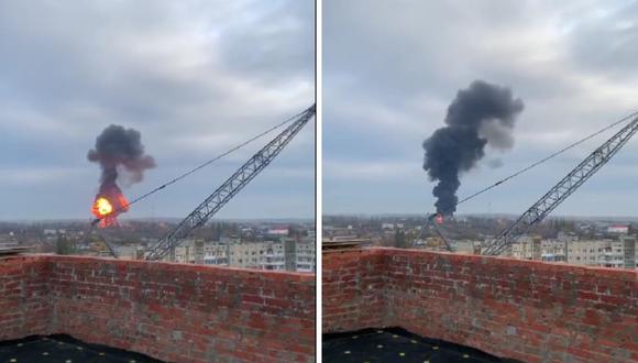El alcalde de la ciudad, Vitali Klitschko, confirmó las explosiones en la capital de Ucrania. (Foto de Twitter/ @ricorotterdam)
