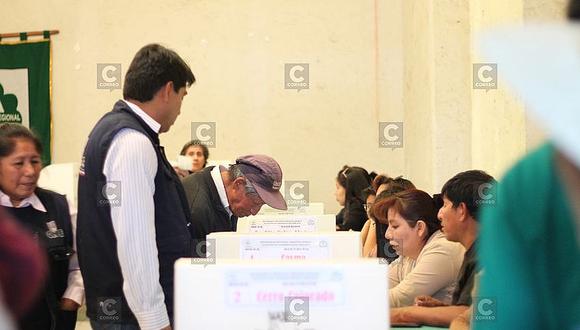 55 mil electores cambiaron su local de votación en provincia
