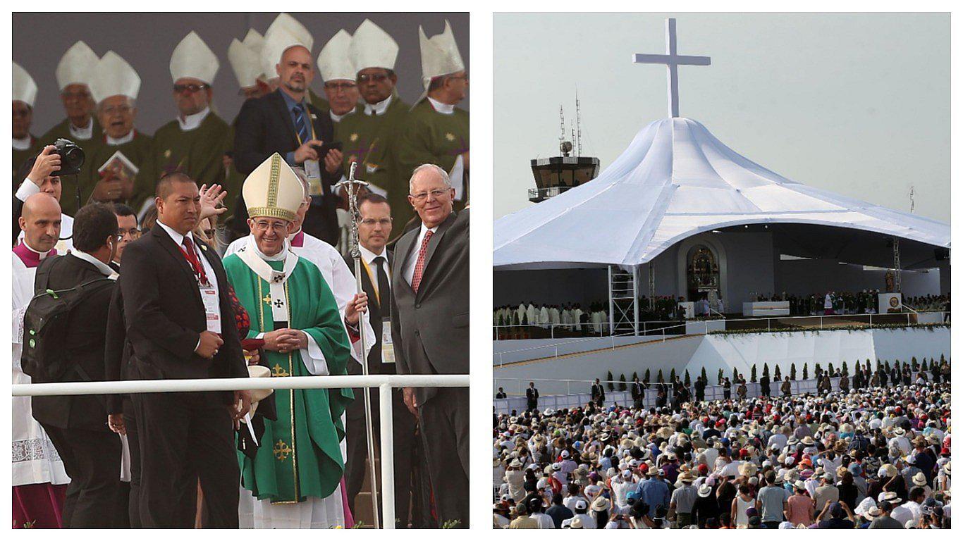 Las impresionantes imágenes que dejó la misa del Papa Francisco en Las Palmas (FOTOS)